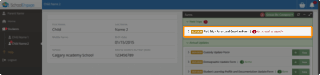 SchoolEngage - Field Trips